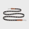 Adjustable Dog Leash in Triomphe Canvas and Calfskin with Studs