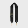 adjustable strap in wool with GOLD FINISHING