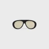 Aviator S300 Sunglasses in Acetate with Mirror Lenses