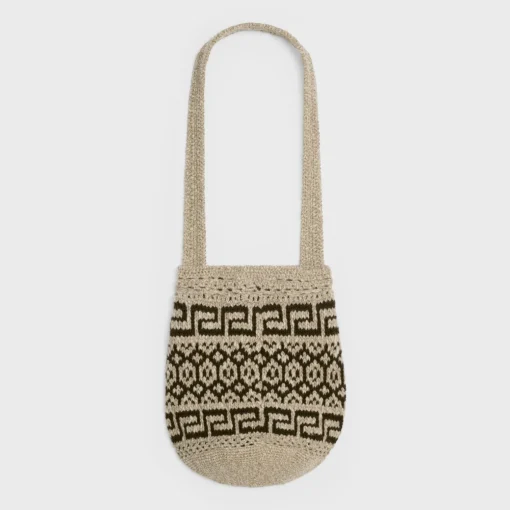 Bag in triomphe fair isle wool
