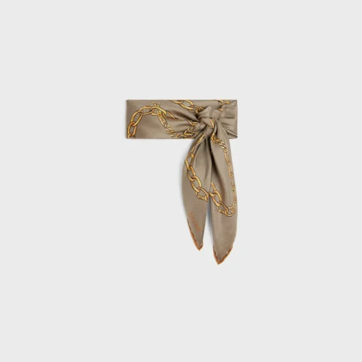 BANDANA IN CELINE CHAIN SILK TWILL