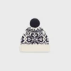 beanie in fair isle wool