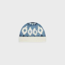 beanie in triomphe fair isle wool