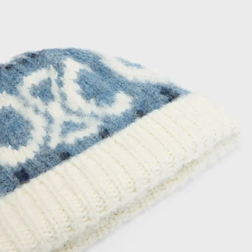 beanie in triomphe fair isle wool