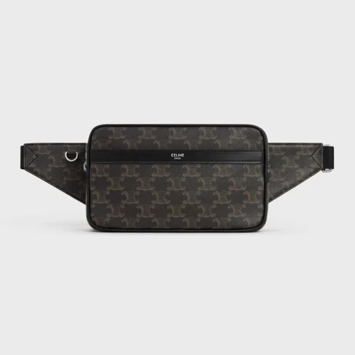 BELT BAG in Triomphe Canvas and calfskin