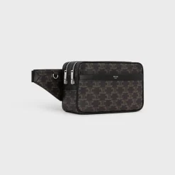 BELT BAG in Triomphe Canvas and calfskin