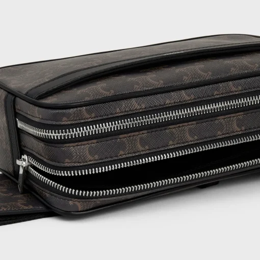 BELT BAG in Triomphe Canvas and calfskin