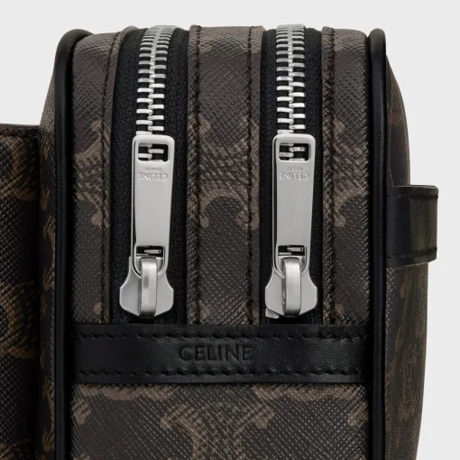 BELT BAG in Triomphe Canvas and calfskin