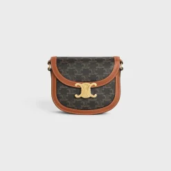 BESACE CLEA in Triomphe Canvas and Calfskin
