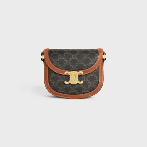 BESACE CLEA in Triomphe Canvas and Calfskin