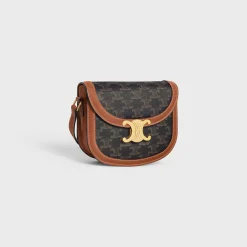 BESACE CLEA in Triomphe Canvas and Calfskin
