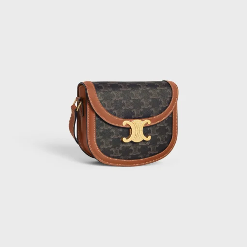 BESACE CLEA in Triomphe Canvas and Calfskin