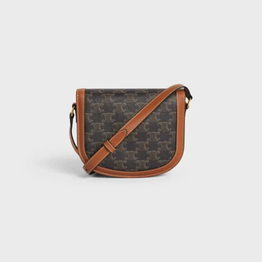 BESACE CLEA in Triomphe Canvas and Calfskin