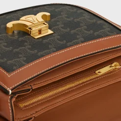 BESACE CLEA in Triomphe Canvas and Calfskin