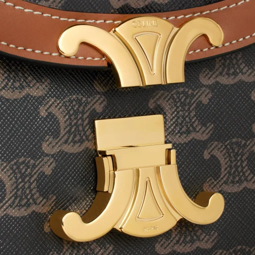 BESACE CLEA in Triomphe Canvas and Calfskin