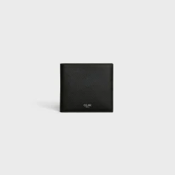 Bi-fold wallet in Grained calfskin