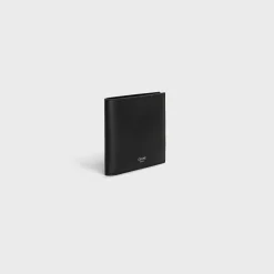 Bi-fold wallet in Grained calfskin