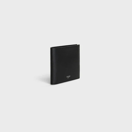 Bi-fold wallet in Grained calfskin