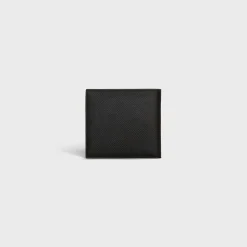 Bi-fold wallet in Grained calfskin