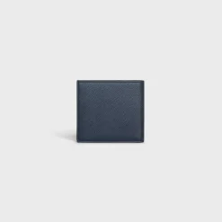 Bi-fold wallet in Grained calfskin