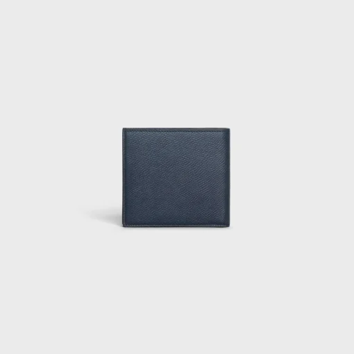 Bi-fold wallet in Grained calfskin
