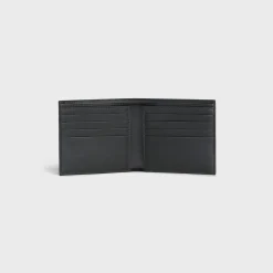 Bi-fold wallet in Grained calfskin