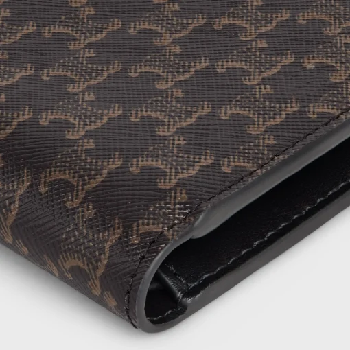 Bi-fold wallet in Triomphe Canvas