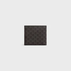 Bi-fold Wallet with Coin Compartment in Triomphe Canvas
