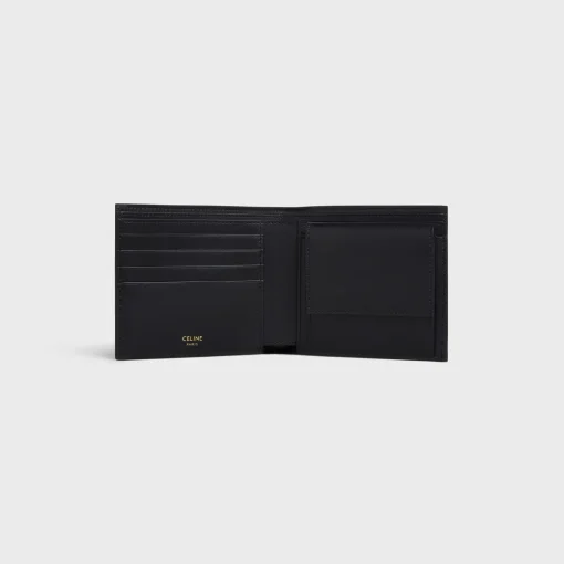 Bi-fold Wallet with Coin Compartment in Triomphe Canvas