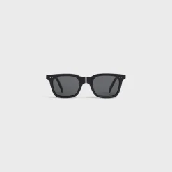 Black Frame 44 Sunglasses in Acetate with Metal