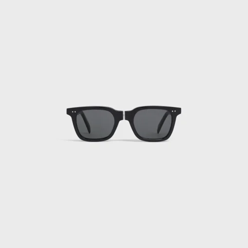 Black Frame 44 Sunglasses in Acetate with Metal