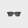 Black Frame 51 Sunglasses in Acetate with Metal