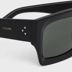 Black Frame 53 Sunglasses in Acetate