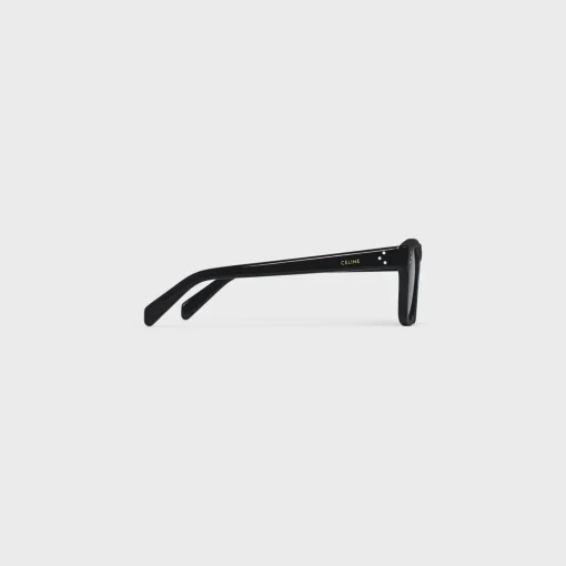 Black Frame 42 Sunglasses in Acetate