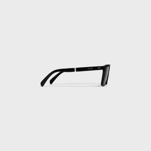 Black Frame 44 Sunglasses in Acetate with Metal