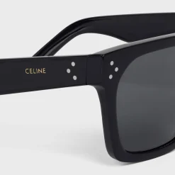 Black Frame 45 Sunglasses in Acetate