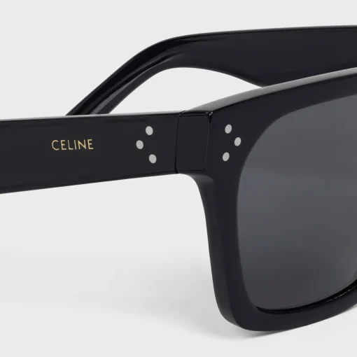 Black Frame 45 Sunglasses in Acetate