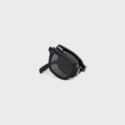 Black Frame 44 Sunglasses in Acetate with Metal
