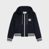 blouson Triomphe jacket in double faced cashmere