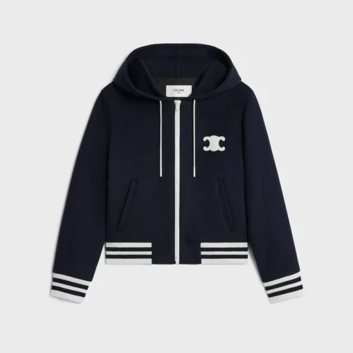 blouson Triomphe jacket in double faced cashmere