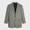 BNF BLAZER IN STRIPED FLANNEL