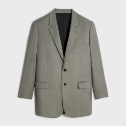 BNF BLAZER IN STRIPED FLANNEL