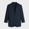 BNF BLAZER IN STRIPED WOOL