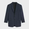 BNF BLAZER IN STRIPED WOOL