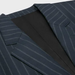 BNF BLAZER IN STRIPED WOOL