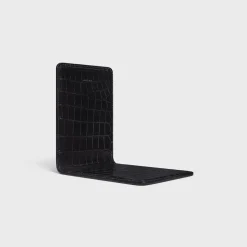 BOOKEND IN CROCODILE