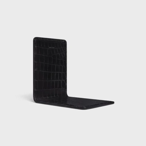 BOOKEND IN CROCODILE