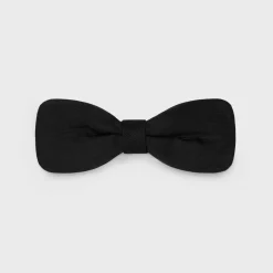 Bow tie in silk rep