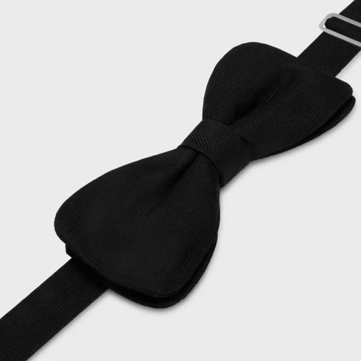 Bow tie in silk rep