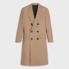 boxy coat in cashmere cloth